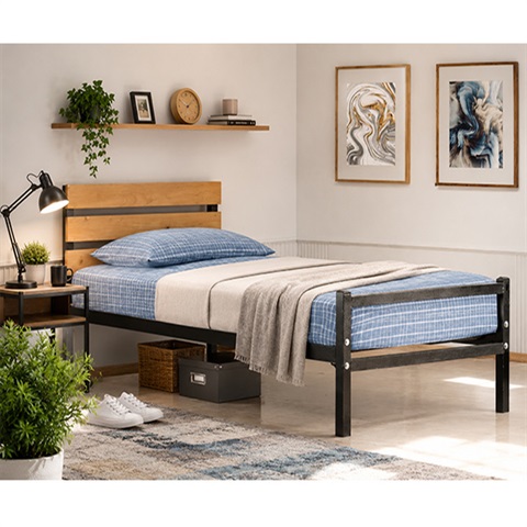 تخت یک نفره فلزی مدل آیناز T152
